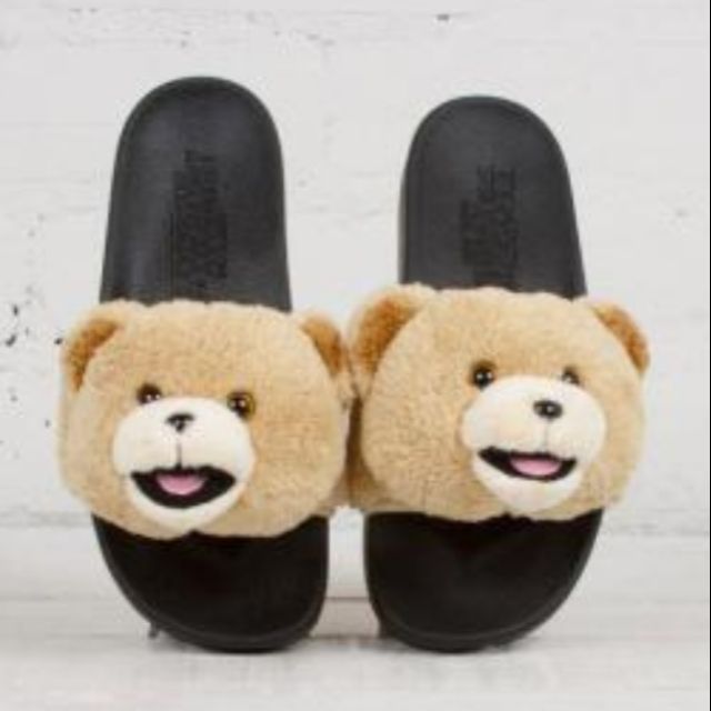 Adidas jeremy scott adilette teddy bear sandals | Shopee Malaysia