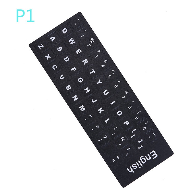 Premium Have English Keyboard Replacement Stickers White Black Any PC Computer Laptop Must - Image 3