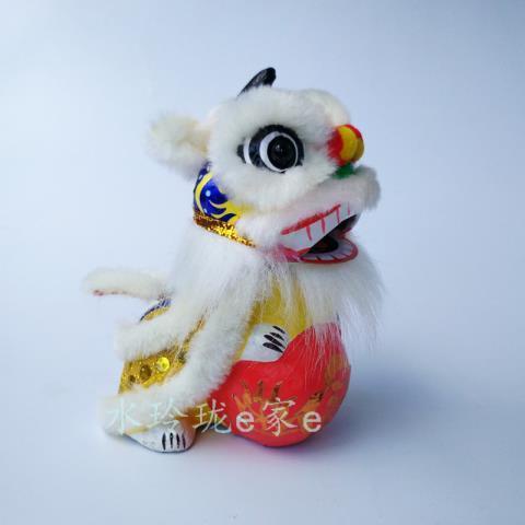 Lion dance toys doll ornaments Handicrafts Collection Artwork Traditional Chinese