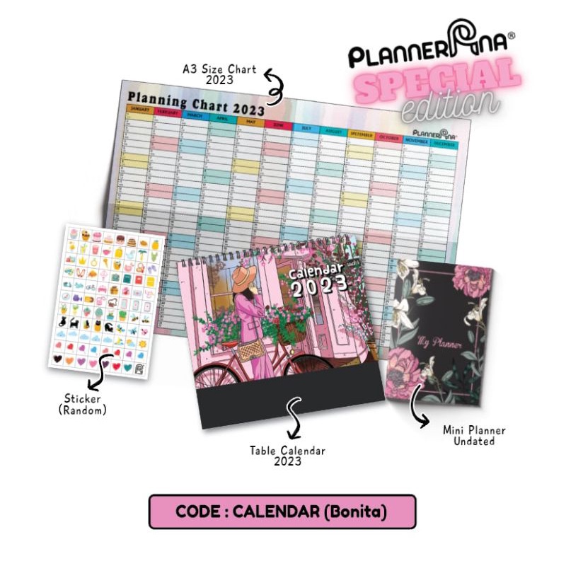 2023 Table/Desk Calendar 2023 Malaysia Singapore Brunei Kalendar +3