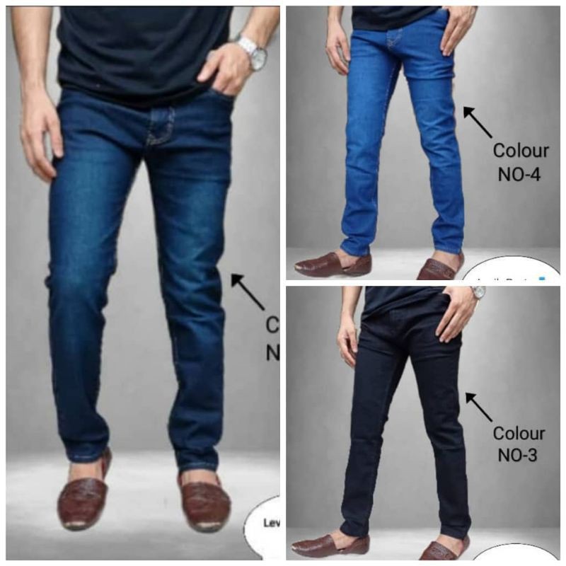 ?? PROMOTION ?? RUBBER FABRIC MEN'S JEANS & STREACHABLE MEN'S JEANS PANTS