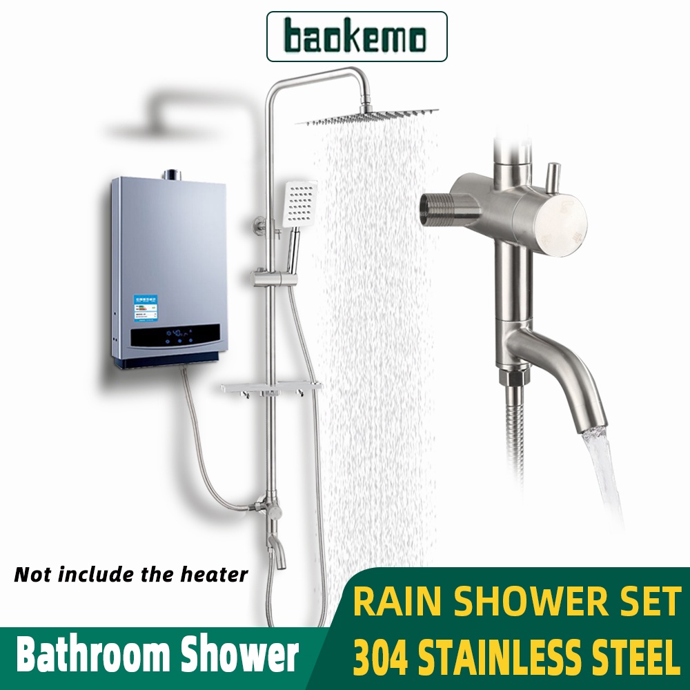 Instant Water Heater Rain Shower Set two function shower set connect to