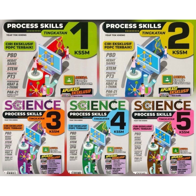 Buy SCIENCE PROSES SKILLS TINGKATAN 1•2•3•4•5 KSSM  SeeTracker Malaysia