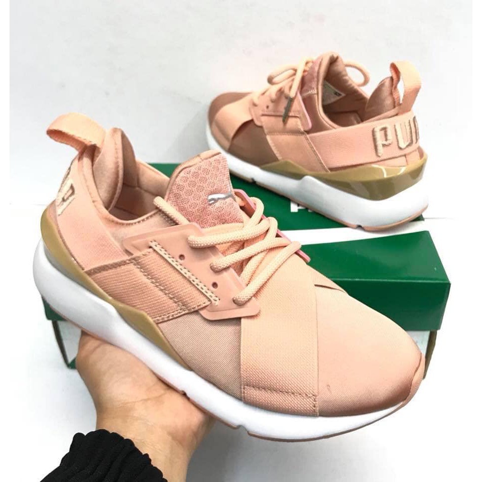 puma muse metal pink