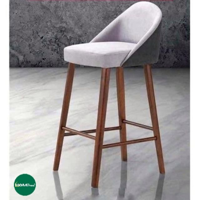 Hombrand High Bar Stool With Backrest Bar Chair With Backrest Shopee Malaysia
