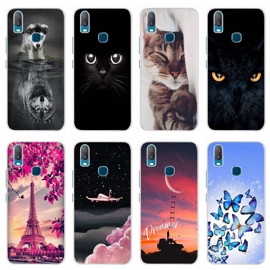 Vivo Y11 Case Cover Cartoon Pattern Soft Silicone TPU Phone Case Vivo