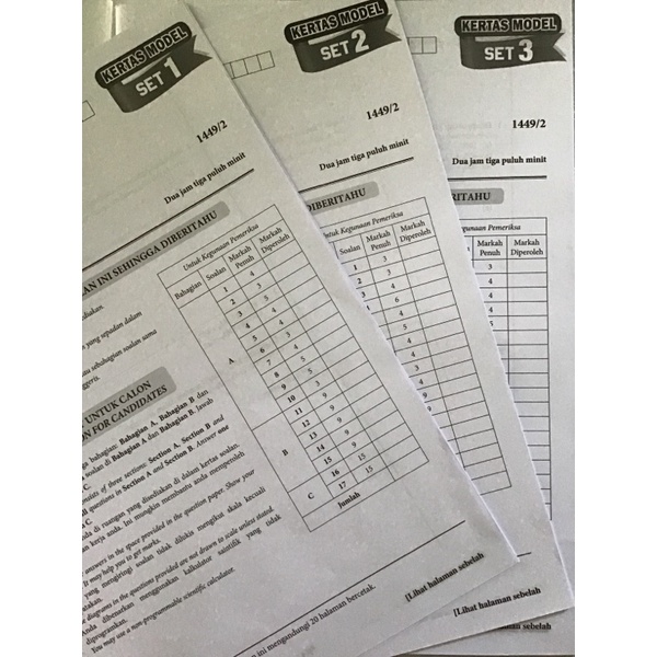 Pdf Softcopy Kertas Model Spm Kssm Kertas 1 2 Kssm Format 2021 Latihan Contoh Soalan Spm 2021 Shopee Malaysia