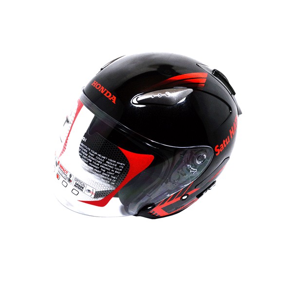 honda half helmet