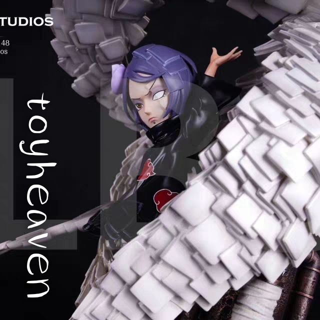 Lbs Studio Akatsuki Naruto Konan Limited Gk Resin Statue 晓组织 小南 Lbs纸翅膀雕像 Shopee Malaysia