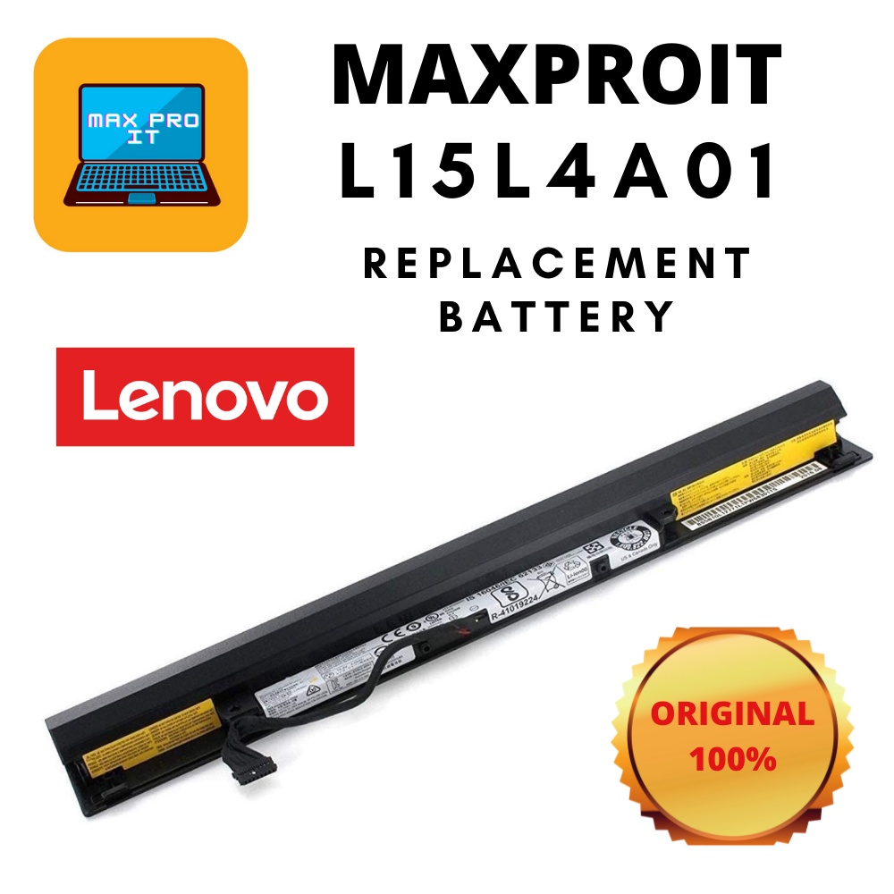 Original Lenovo Ideapad 300 15 300 15ibr 300 15isk 300 14isk 80m3 80q6 B50 50 L15l4a01 L15s4a01 Laptop Battery Shopee Malaysia