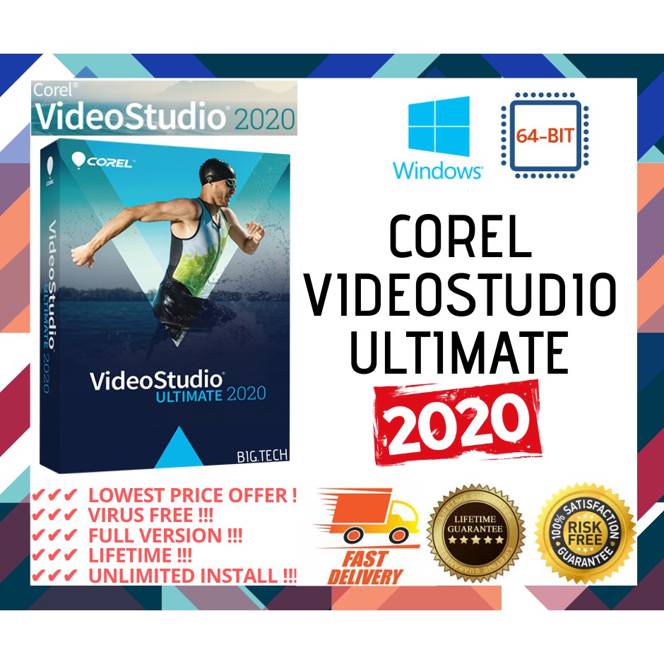 Corel Videostudio Video Studio Ultimate Lifetime Full Version Shopee Malaysia
