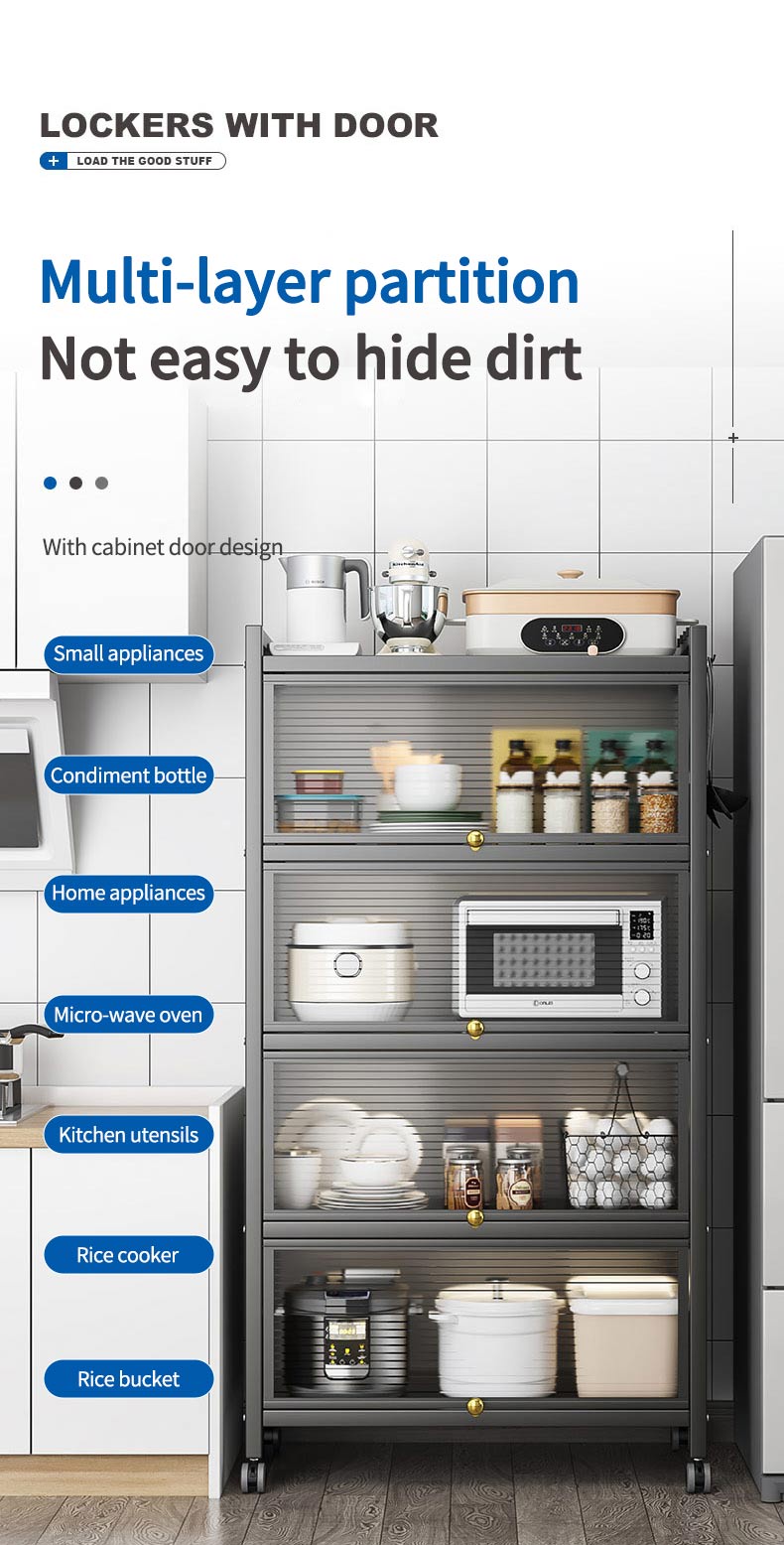 Dapur Rak Dapur Kitchen Microwave Oven Rack Multilayer