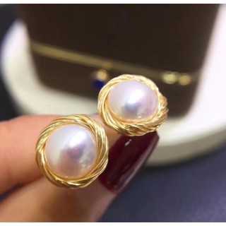 14K note gold wrapped natural pearl earrings earline earrings drop earrings earrings manufacturers direct sales