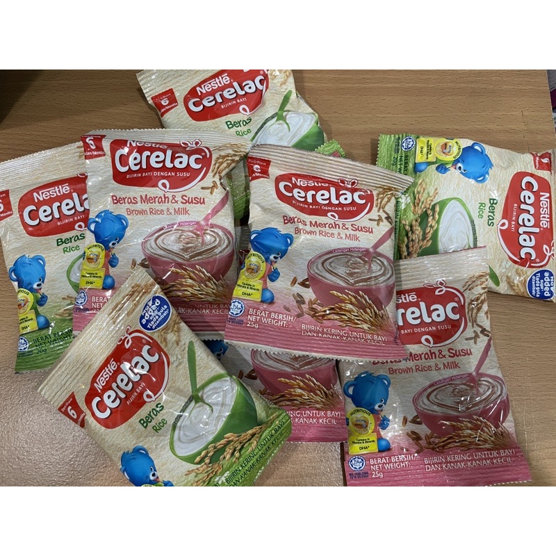 2pack Nestle Cerelac beras /beras merah 20g 2packs | Shopee Malaysia