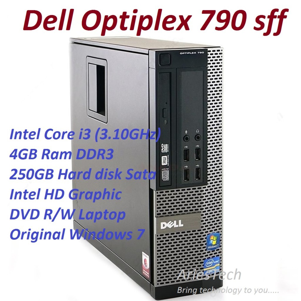 Used Desktop Pc Intel Core I3 Desktop Dell I3 Cpu Optiplex 790 Sff Cpu Intel I3 Pc Only With 4gb Ram 250gb Shopee Malaysia