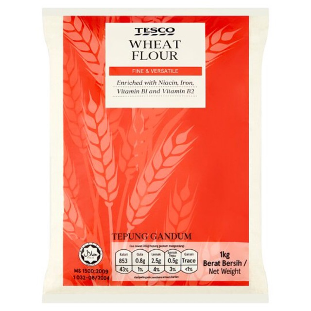 Tesco Wheat Flour 1kg Shopee Malaysia