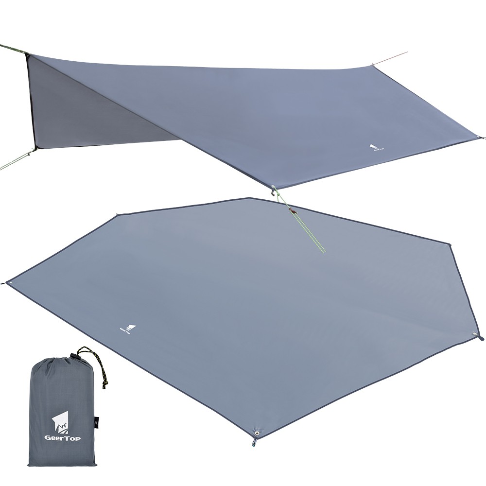 TNH Outdoors Camping Tarp Hiking Waterproof Picnic Mat Mutifunctional Tent Footprint with Drawstring Carrying Bag for Picnic 