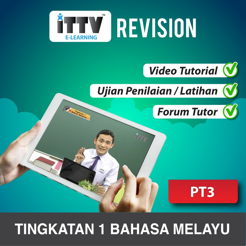 Tingkatan 1 Bahasa Melayu Pt3 Ittv E Learning Video Buku Rujukan Latihan Shopee Malaysia