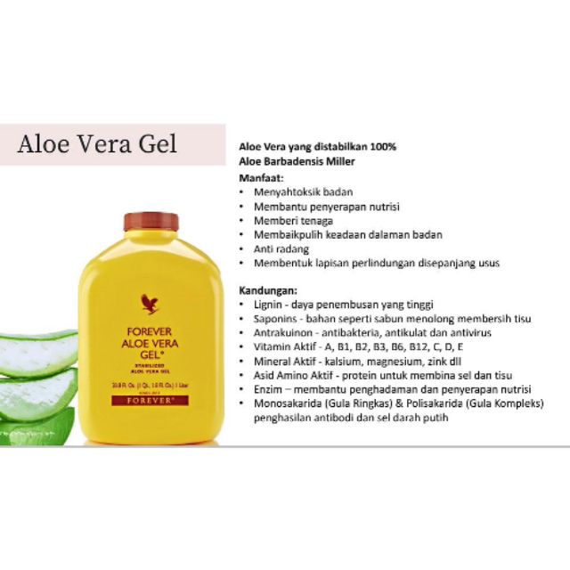 Forever living aloe vera gel Aloe Vera