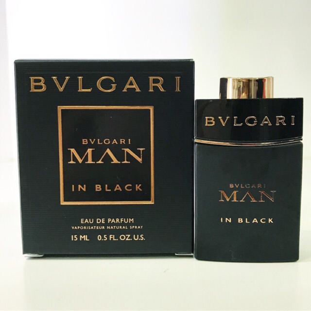 BVLGARI MAN IN BLACK EDP 15ml ORIGINAL 