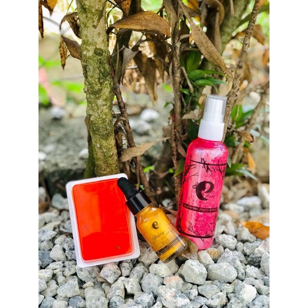 💯ORIGINAL SET 3 ITEM SOAP+SERUM+SPRAY PINKY 💐💐