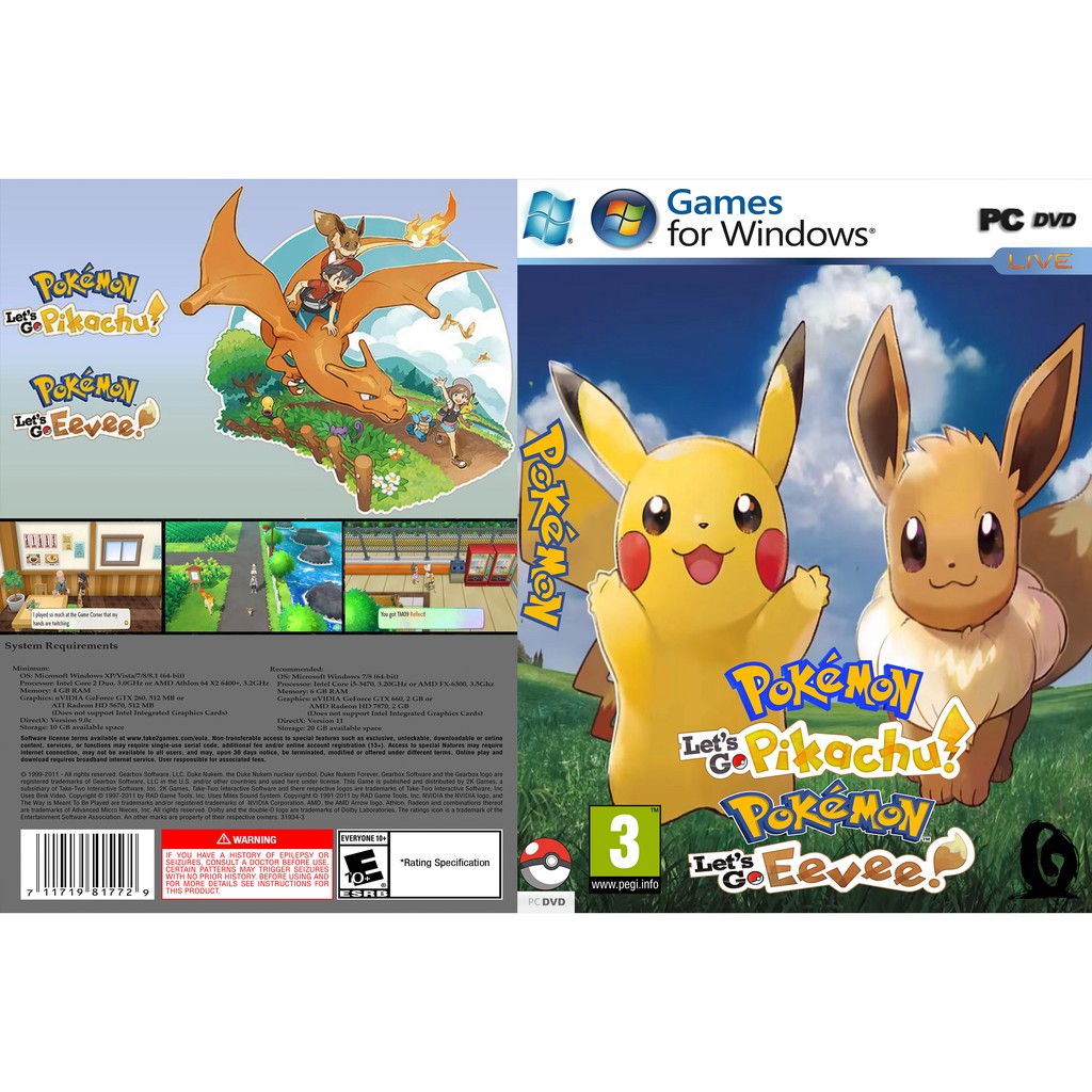 Pokemon Let S Go Pikachu Eevee V1 0 2 Yuzu Emu For Pc Pc Game Offline Dvd Installation Shopee Malaysia