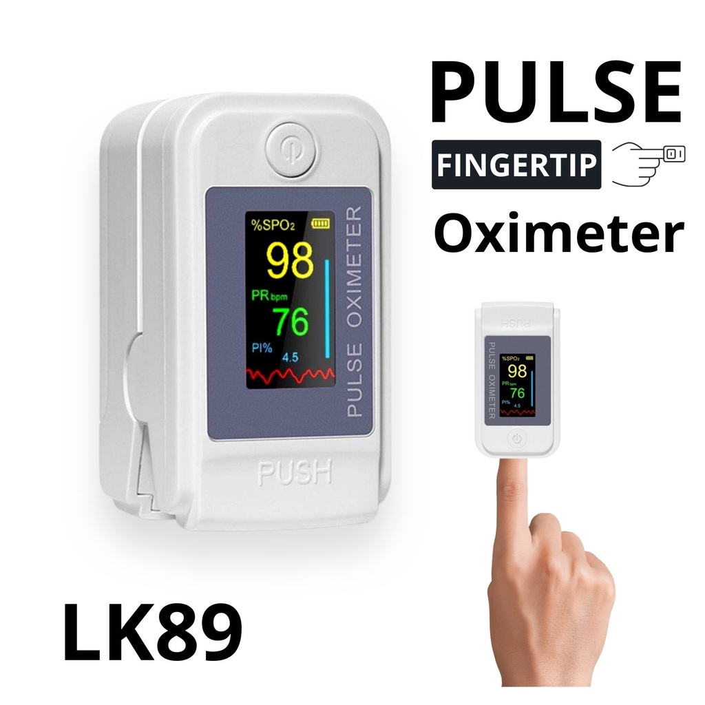 TFT Pulse Oximeter Helcare Fingertip Finger Clip Heatlhcare Blood Oxygen Fast Rapid Reading Monitor Oksigen (TFT TYPE 2)