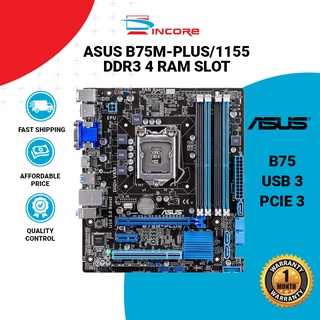 B75M Computer Motherboard LGA1155 With SATA Cable Supports Core I3 I5 ...