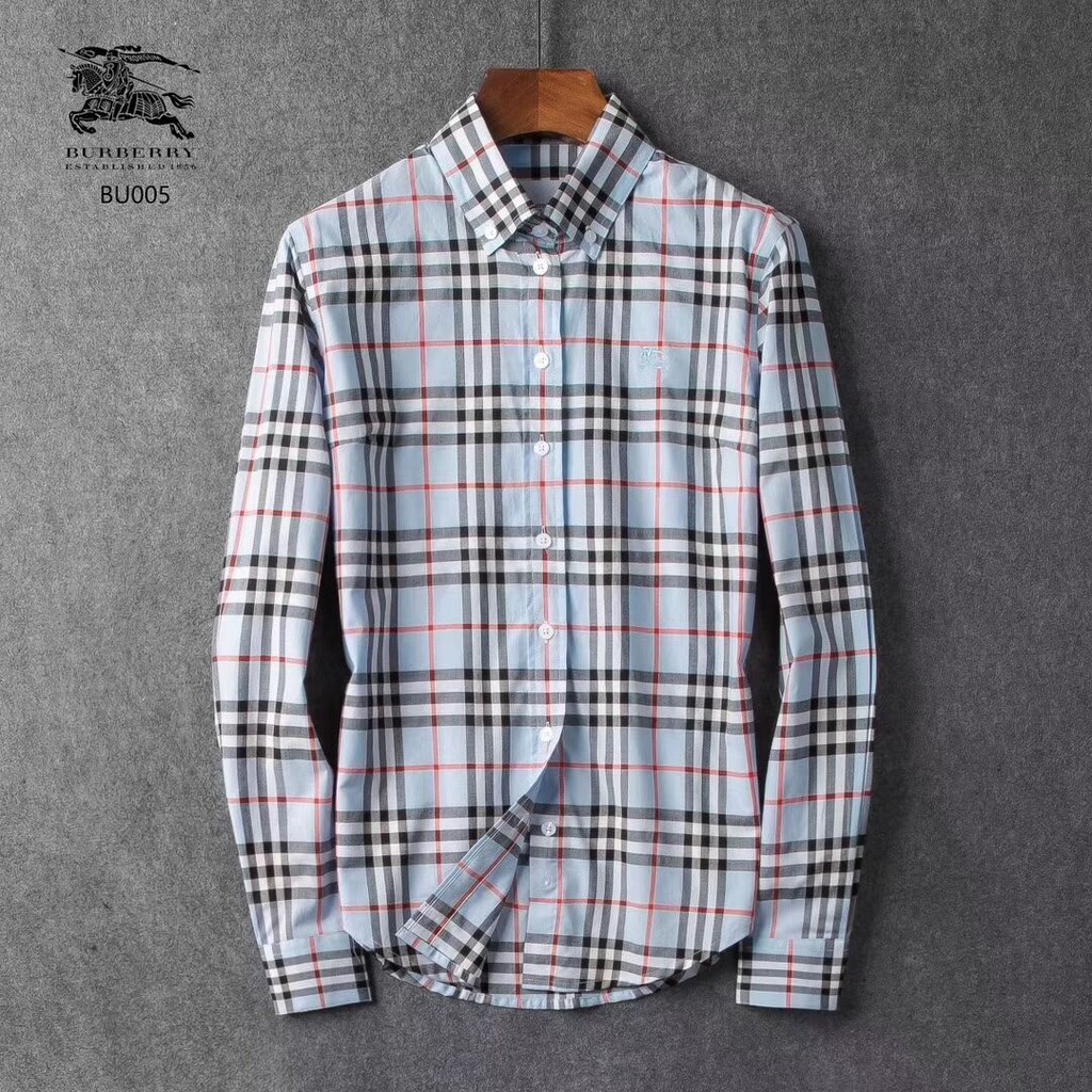 burberry plaid dress shirt