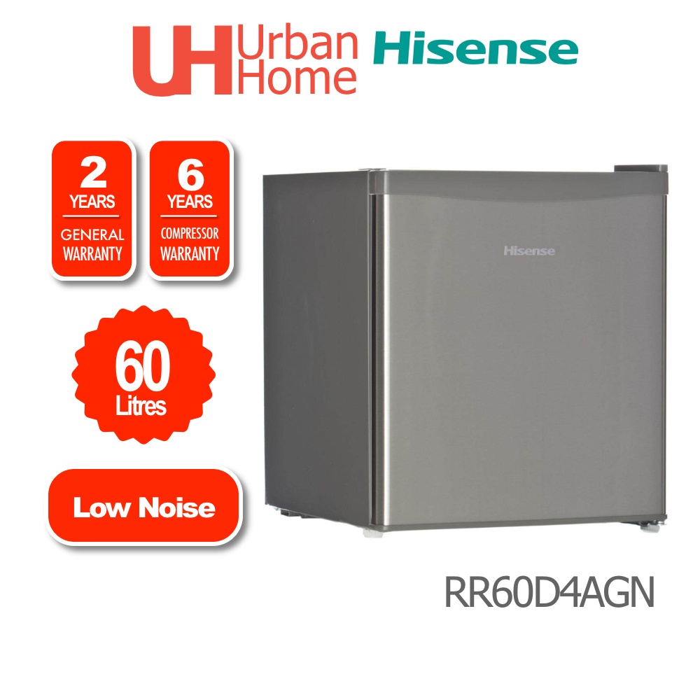 Hisense Mini Bar Fridge Refrigerator (60L) RR60D4AGN Shopee Malaysia