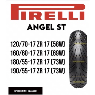 Pirelli Angel Gt 2 Ii 1 70 17 160 60 17 180 55 17 190 55 17 Shopee Malaysia