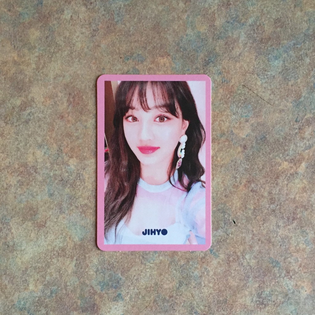 Twice Jihyo Signal Ver B Pink Official Photocard Shopee Malaysia