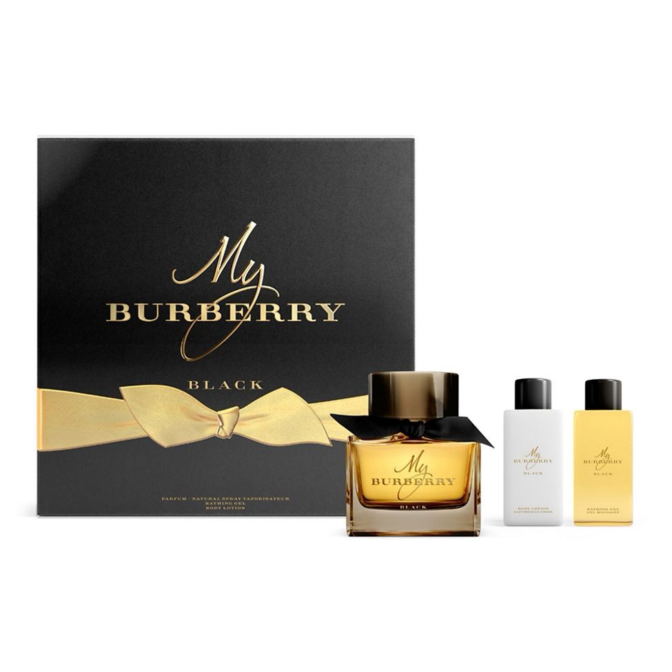 my burberry black gift set