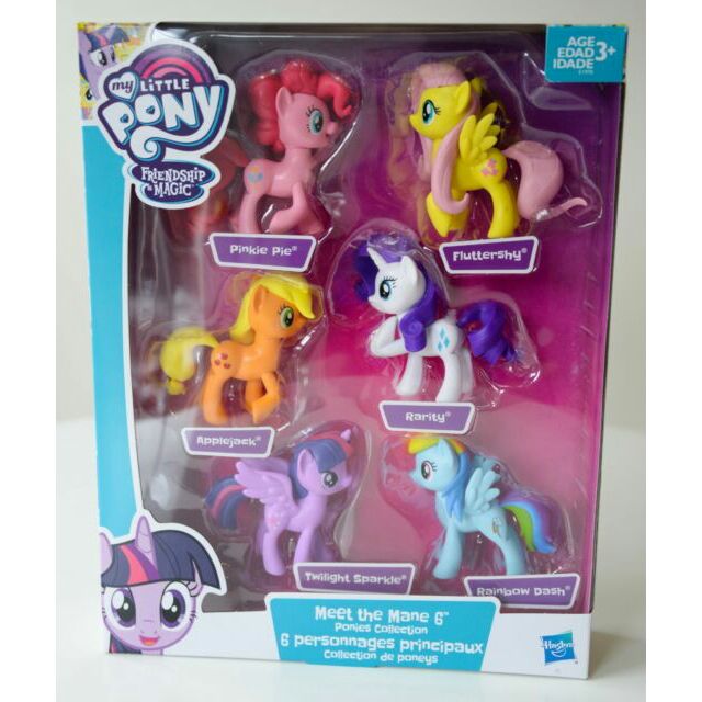 my little pony meet the mane 6 ponies collection