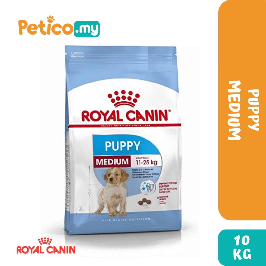 Royal Canin Medium Puppy 10kg Dry Dog Food Shopee Malaysia