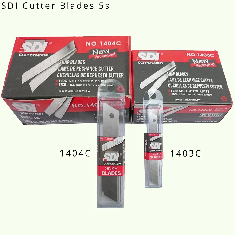 SDI Snap Blade / Refill SDI Small/Big Cutter Knife 5pcs 1403C/1404C