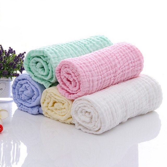 Super soft, super absorbent 6-layer Japanese towel with patterns and colors