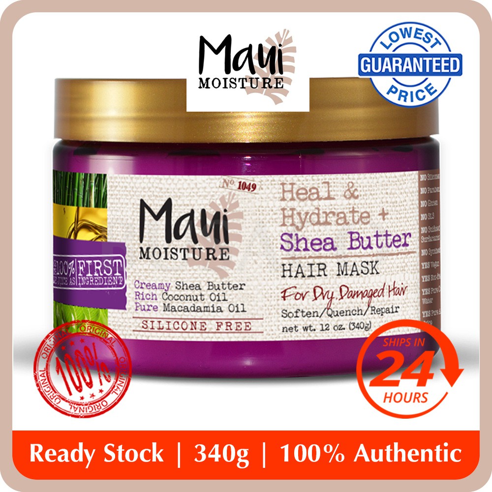 🔥In Stock🔥 340g Maui Moisture Heal & Hydrate + Shea Butter Hair Mask