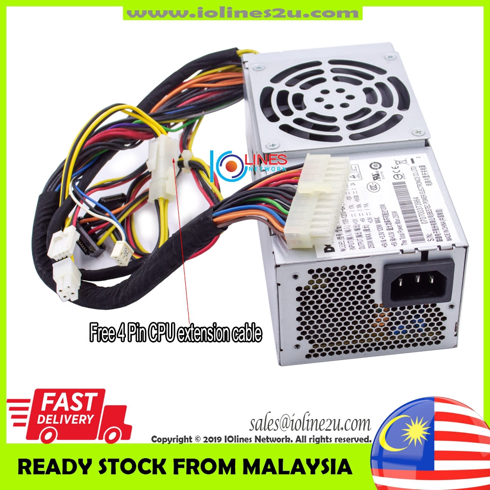 Oem Dell Acbel Bestec Ap14pc17 Tfx0250p5w Pc9034 Pc7059 Tfx Power Supply Vostro 2s 230s 0s Inspiron 530s 531s 540s Shopee Malaysia