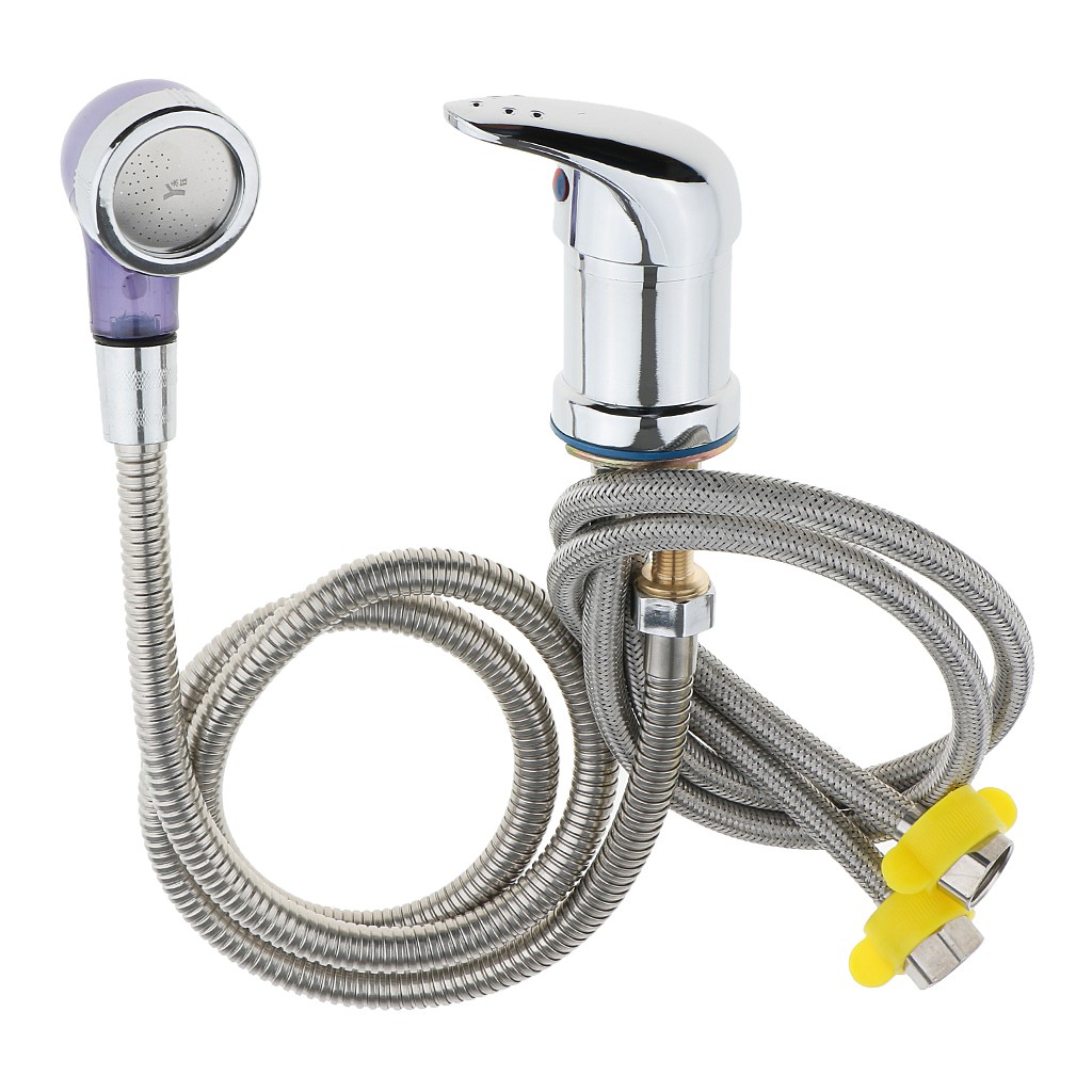 New Hot Cold Faucet And Spray Hose For Beauty Salon Shampoo Bowl