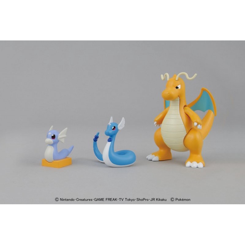 Bandai Pokemon Dragonite Kairyu Evolution Figure Set Shopee Malaysia