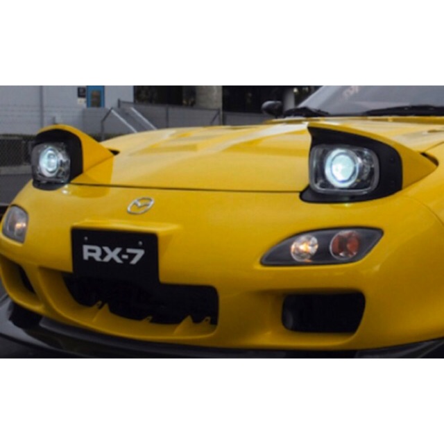 Original Jdm Mazda Rx7 Fd3s Headlamp Front Cover Shopee Malaysia