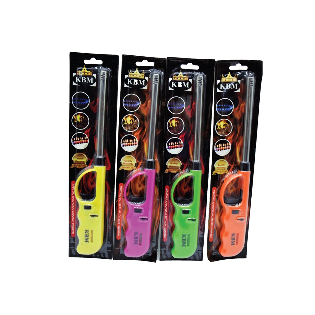 KBM BBQ LONG LIGHTER REFILLABLE / GAS LIGHTER PANJANG/ PEMETIK API ...