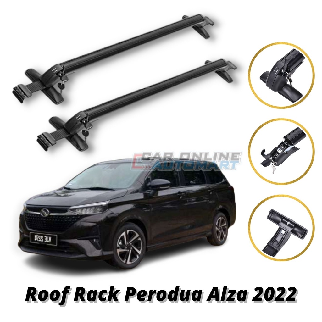 For ~ Perodua Alza 2022 Car Roof Rack Cross Bar Roof Bar Luggage ...