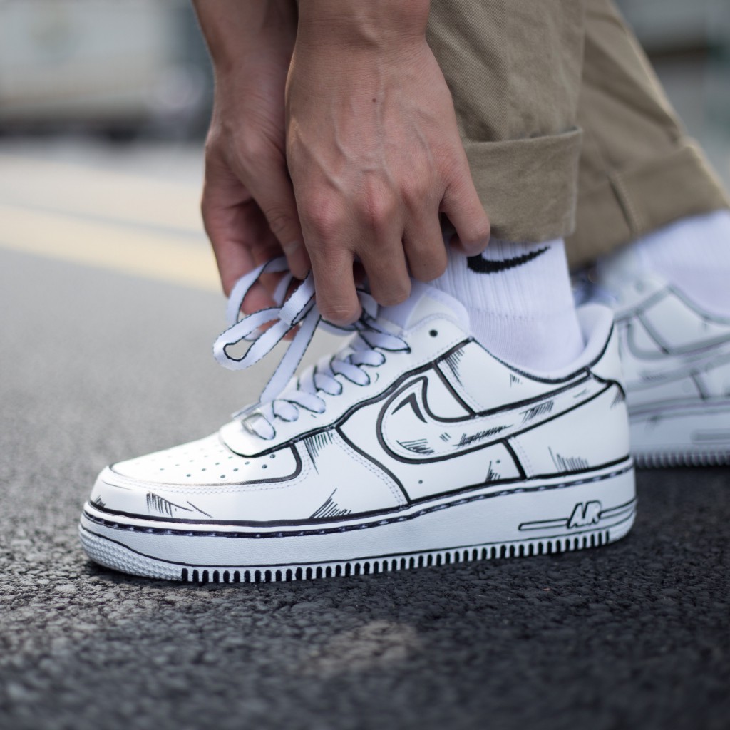 diy nike air force 1