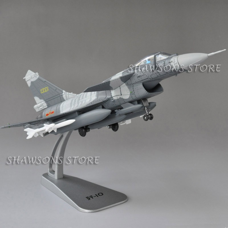 KDW 1:72 Scale Diecast Military Model Toy Jian-10 J-10 China Jet Fighter Aircraft Plane Collectible