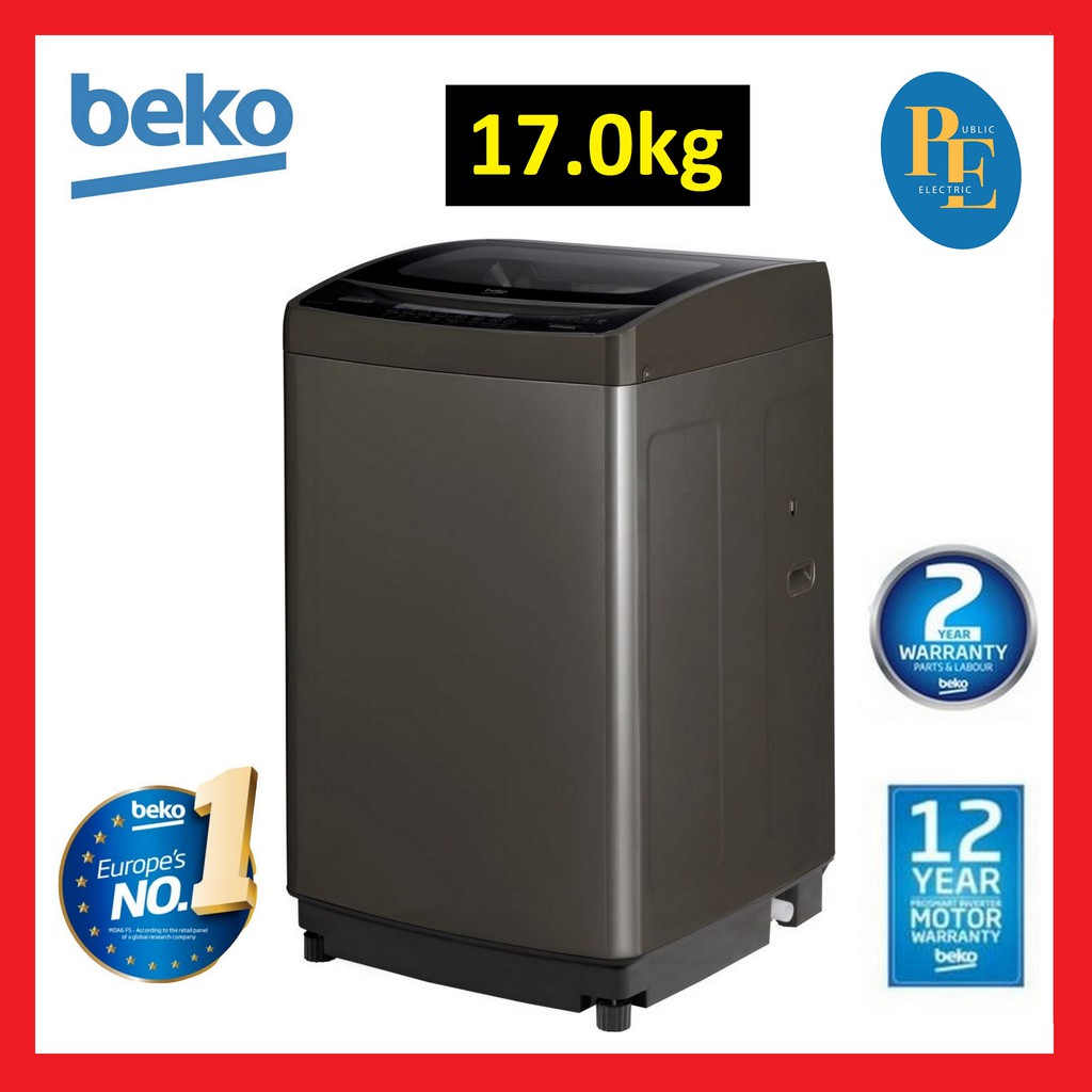 Beko 17kg Top Load Fully Auto Washing Machine Wtld170d