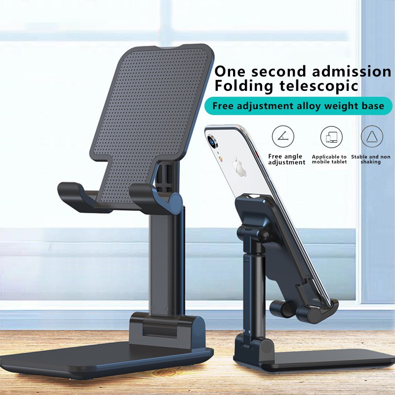 Universal Desktop Phone Holder Stand Mount Support Tablet Cell Phone Adjustable Portable Phone Holder