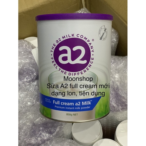 Skimmed A2 Skim Milk and Australian A2 Full Cream Milk in box form, new model with far…