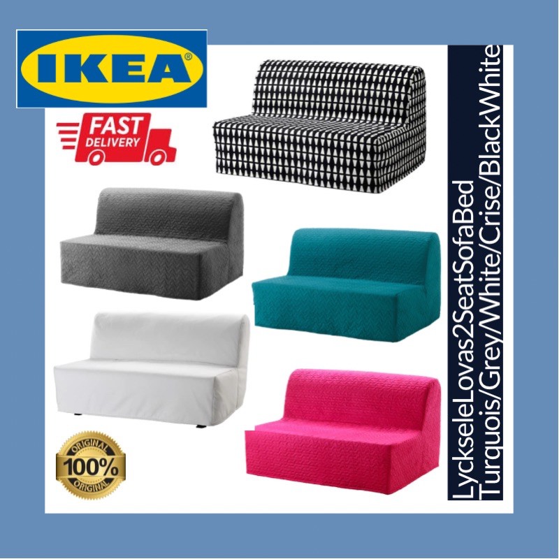 Ikea Lycksele Lovas 2 Seat Sofa Bed, Ikea Lycksele Lovas Sofa Bed Cover